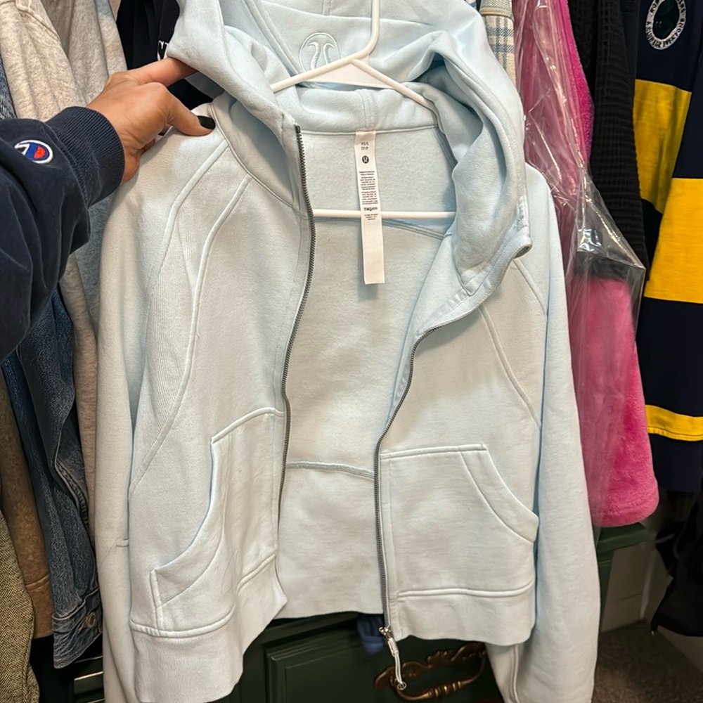 Lulu scuba baby blue jacket Xs/s